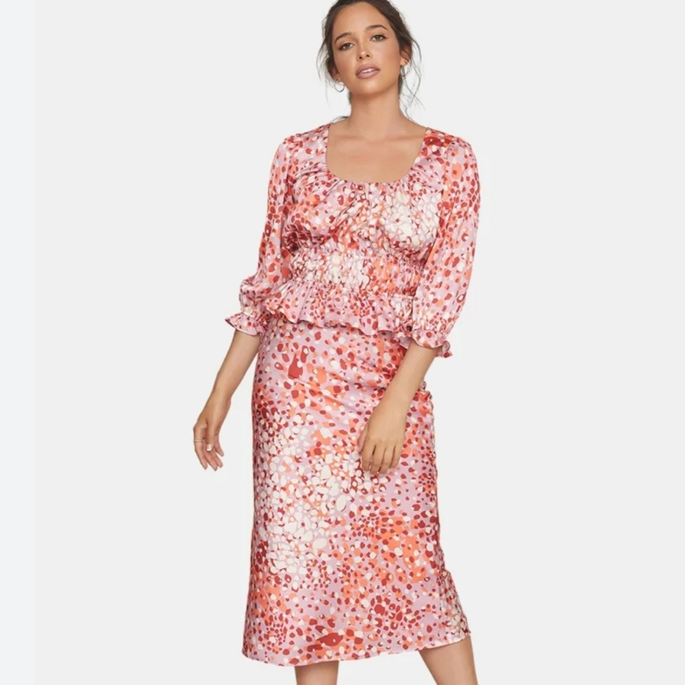 Nordstrom, Lost + Wonder The Wild Side Top and Midi skirt 2 piece dress - Medium